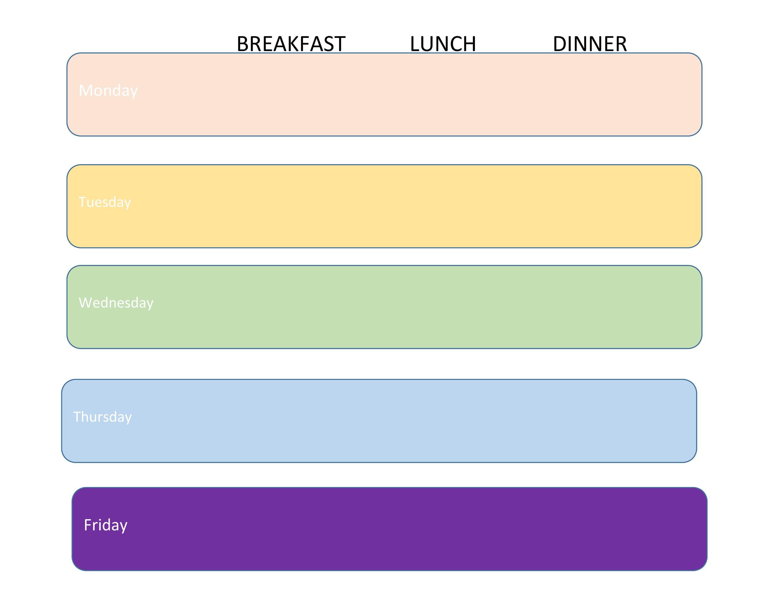 Free Meal Plan Template 23