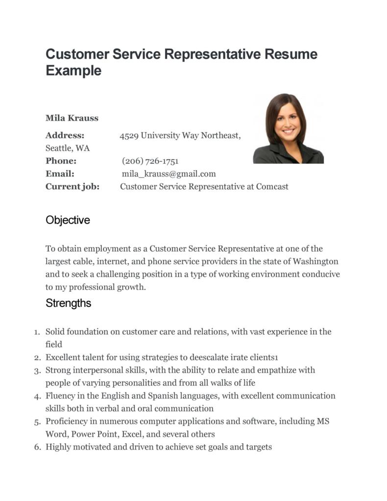 30+ Customer Service Resume Examples ᐅ TemplateLab