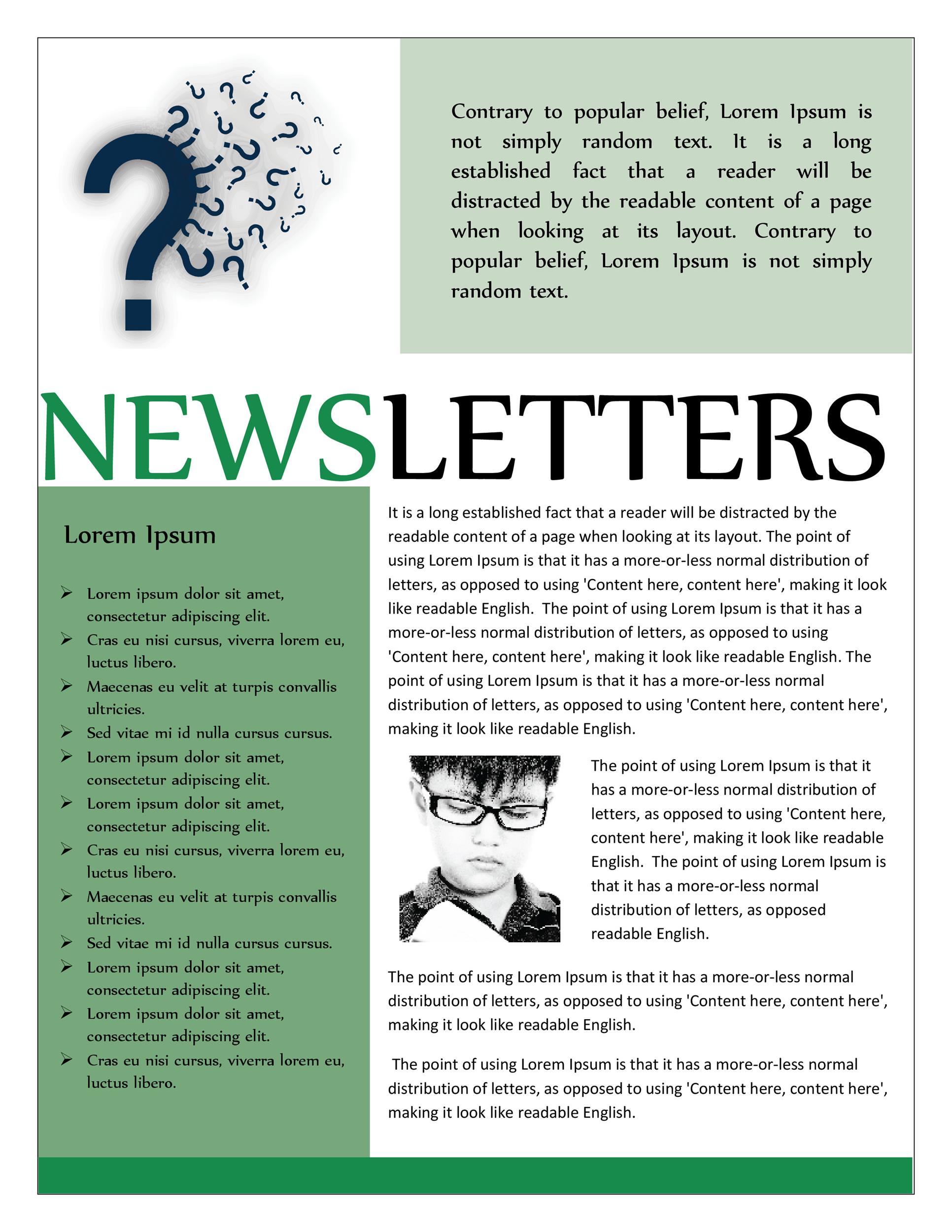 Free Newsletter Template 11