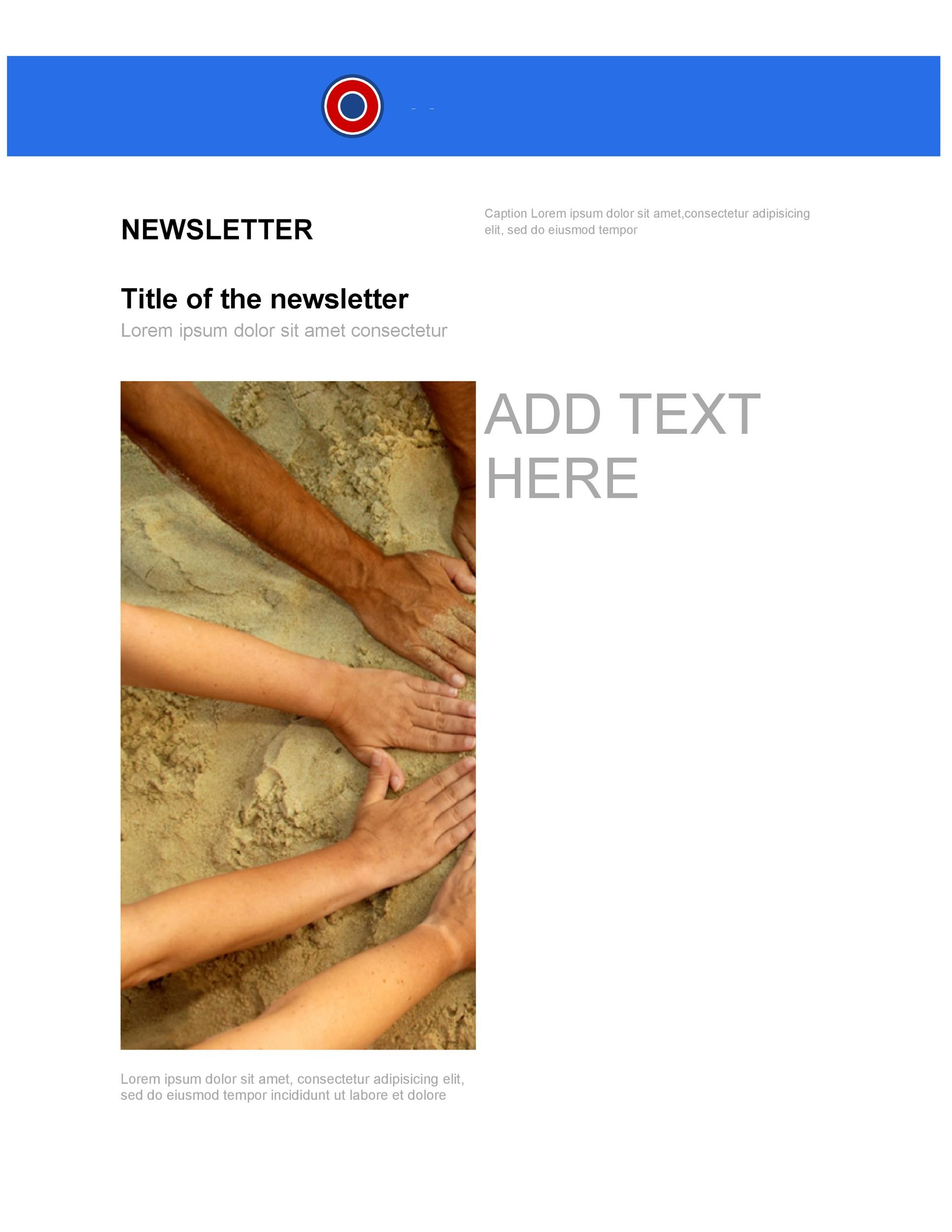 Free Newsletter Template 26