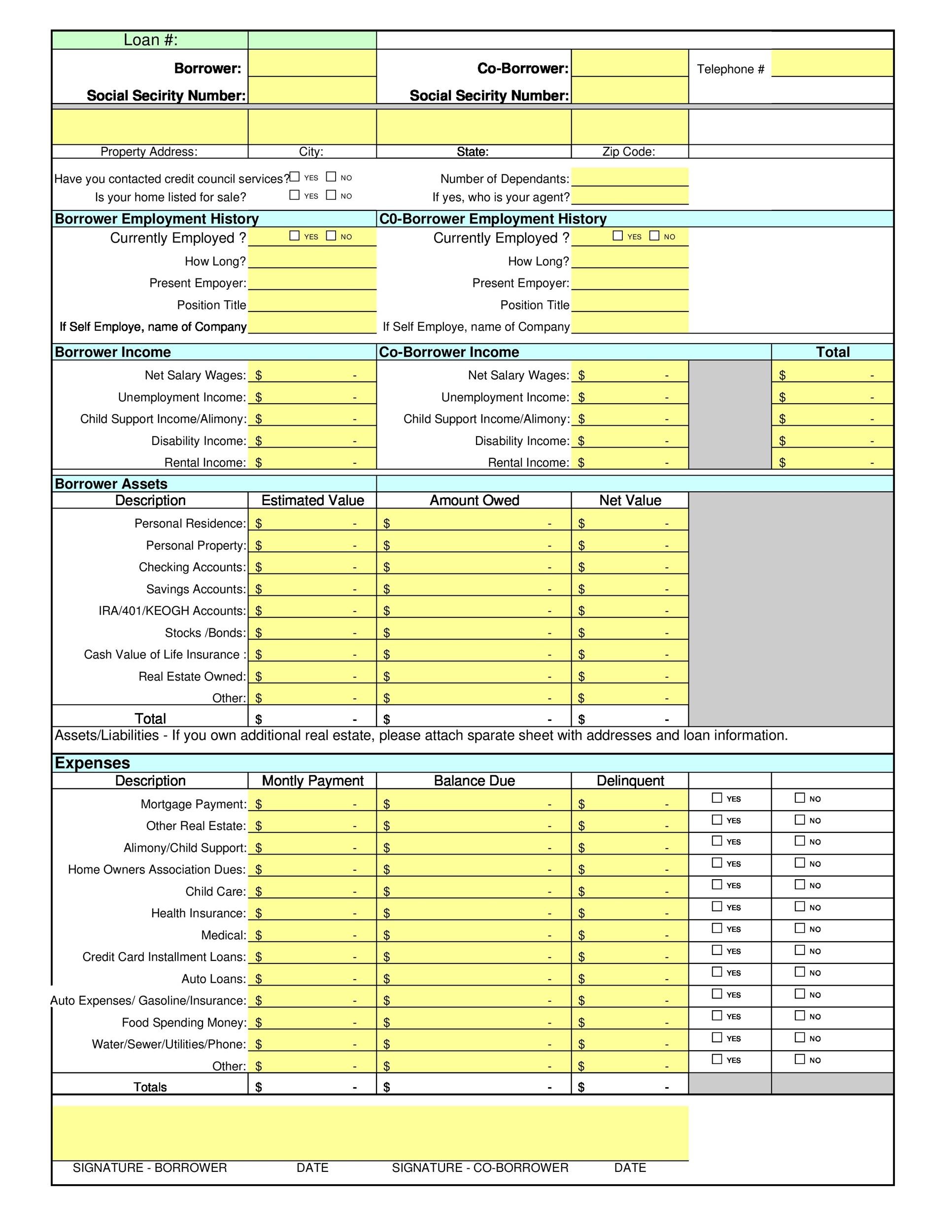 40 personal financial statement templates forms ᐅ templatelab single member llc statements the following transactions and events occurred during year