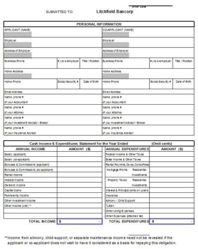 40+ Personal Financial Statement Templates & Forms ᐅ TemplateLab