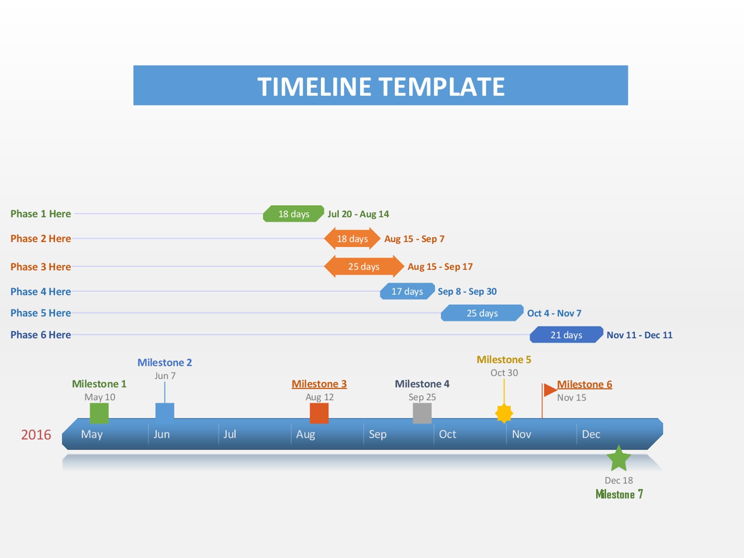 work timeline schedule by weeks template