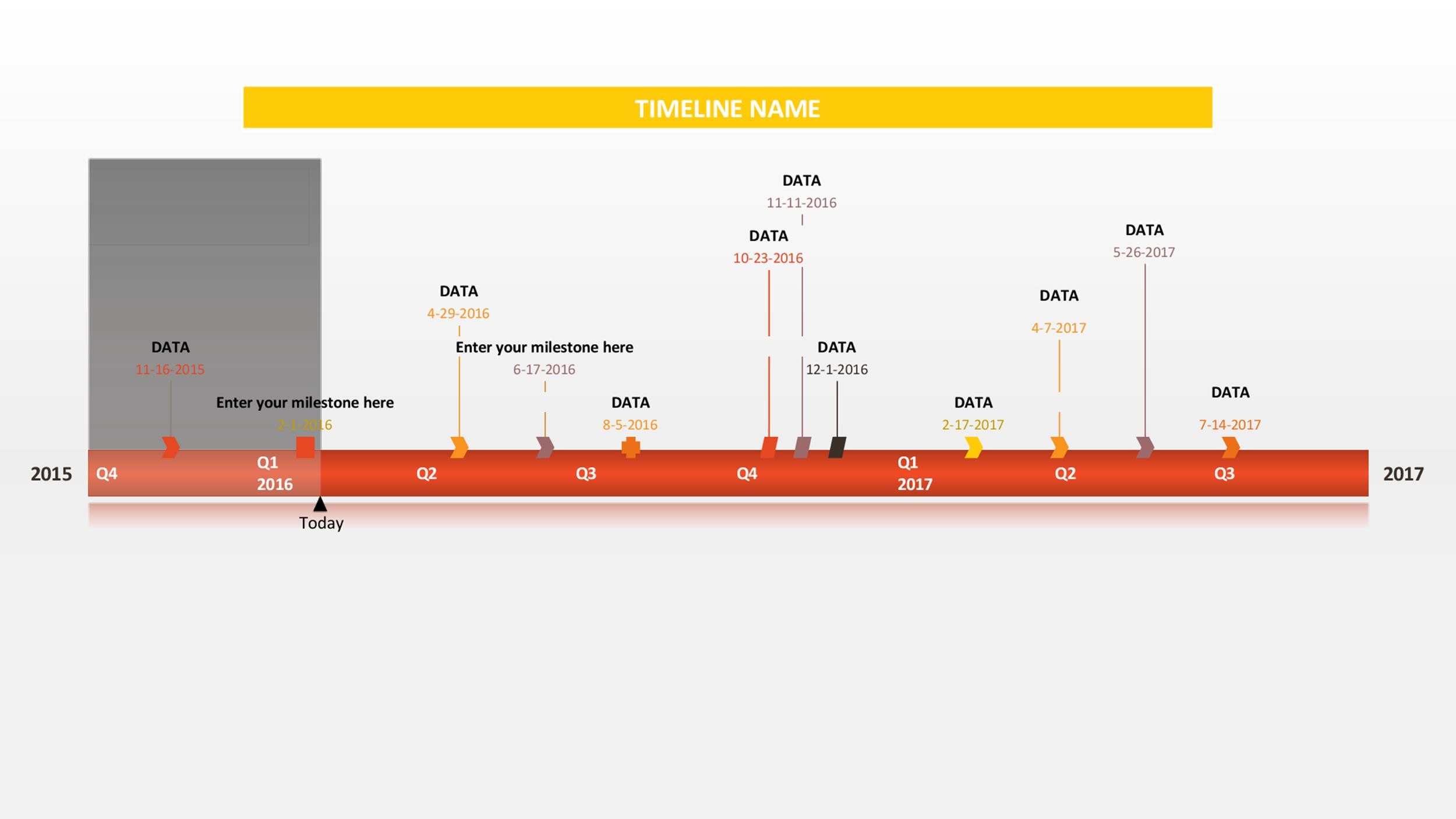 Free Timeline Template 12