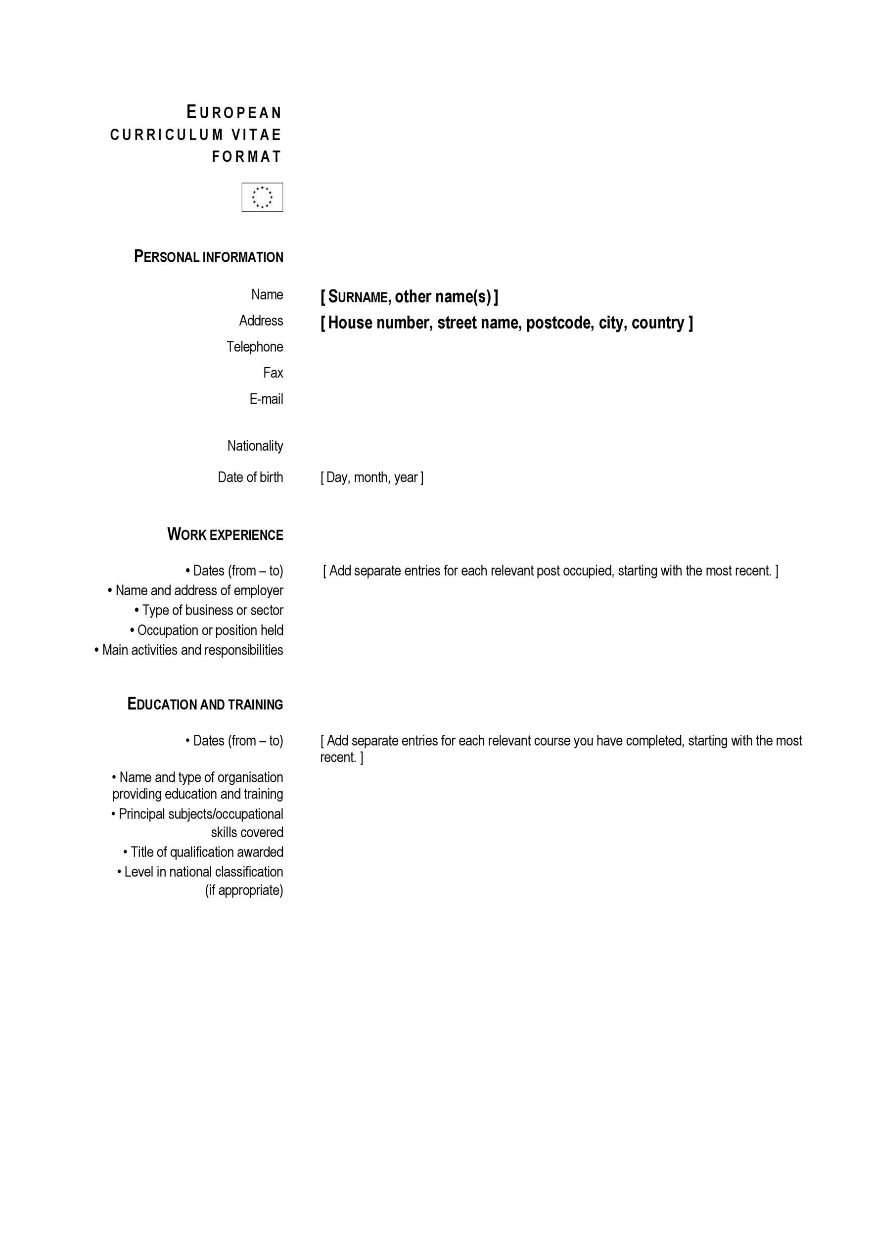 different types of resume format for freshers   82