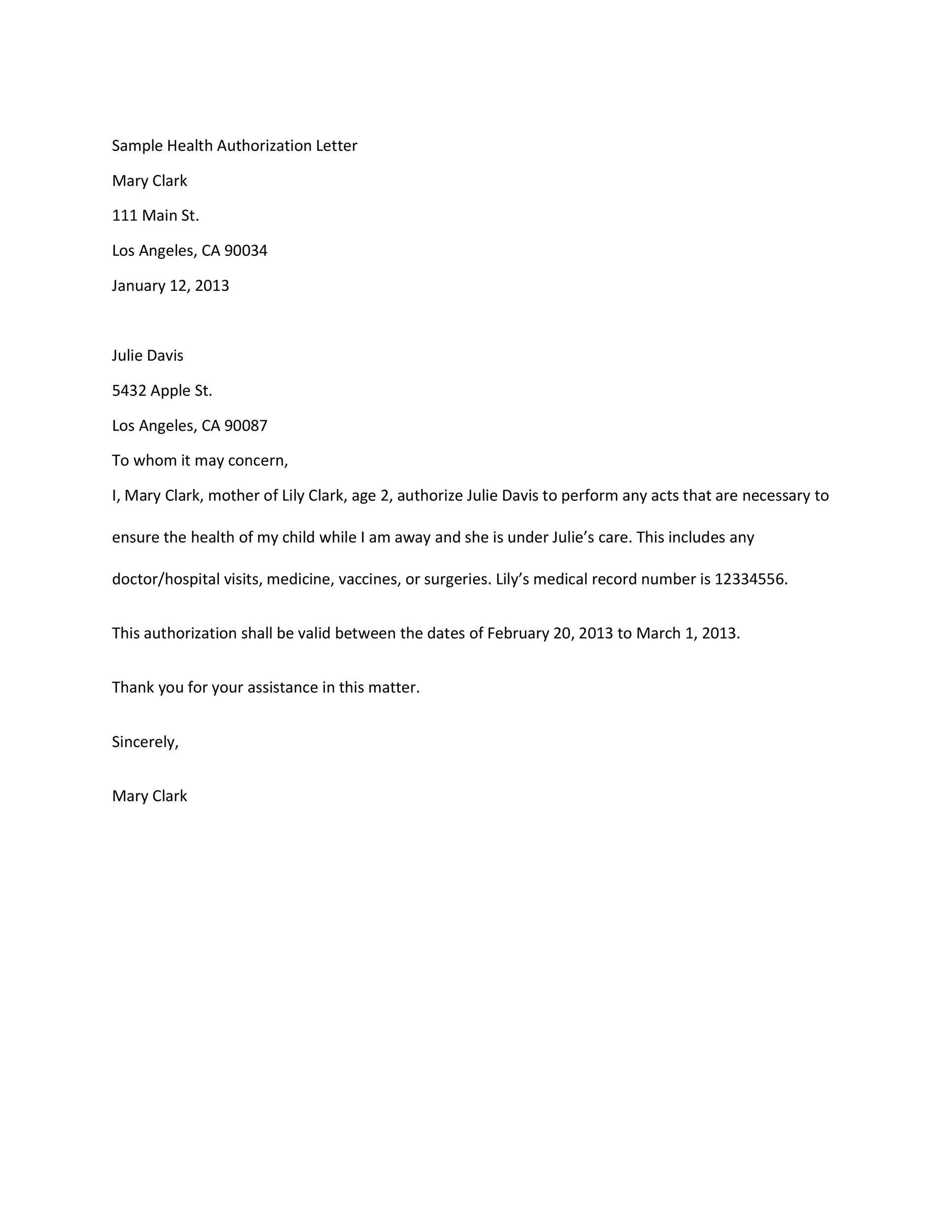 management letter government representation Template 46 Letter  & Samples  Lab Templates Authorization