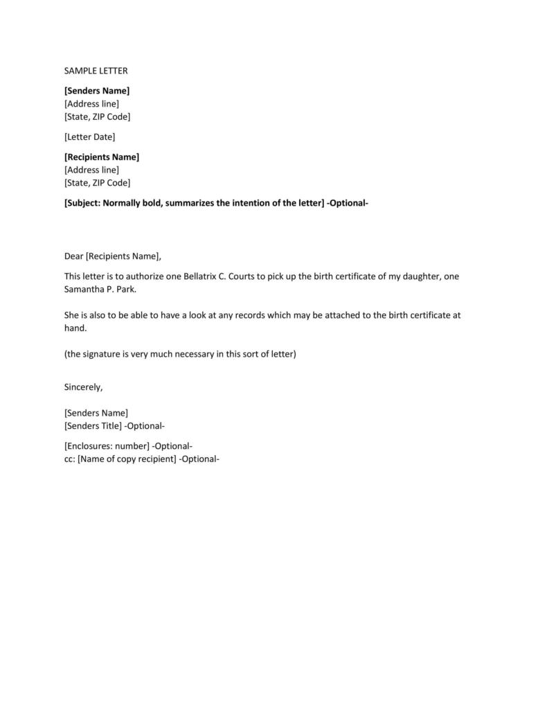46 Authorization Letter Samples Templates ᐅ TemplateLab 46 Authorization Letter Samples Templates ᐅ TemplateLab