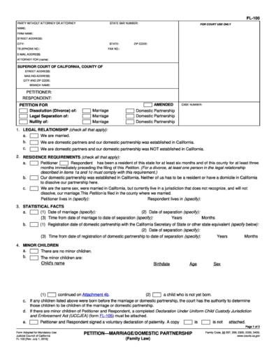 40 Free Divorce Papers (Printable) ᐅ TemplateLab