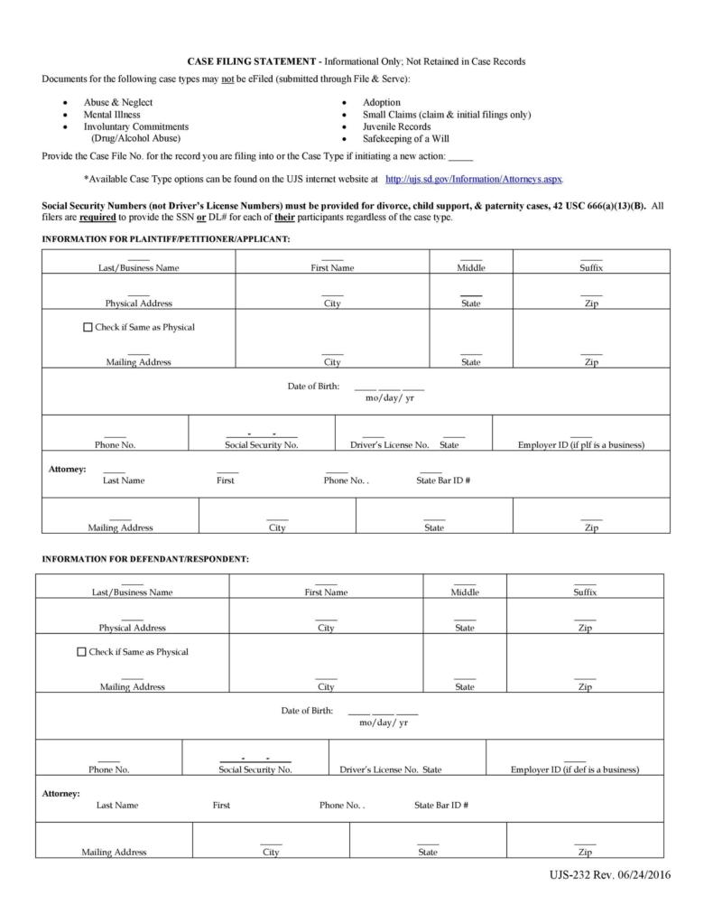40 free divorce papers printable templatelab