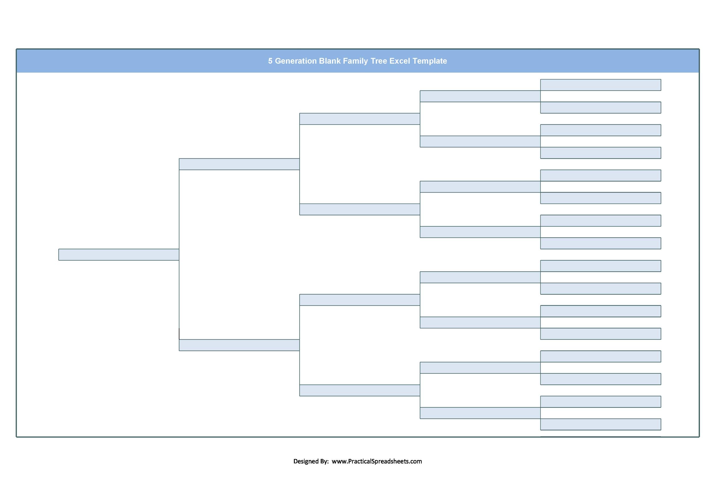 free family tree template pdf excel word google doc free family - 41