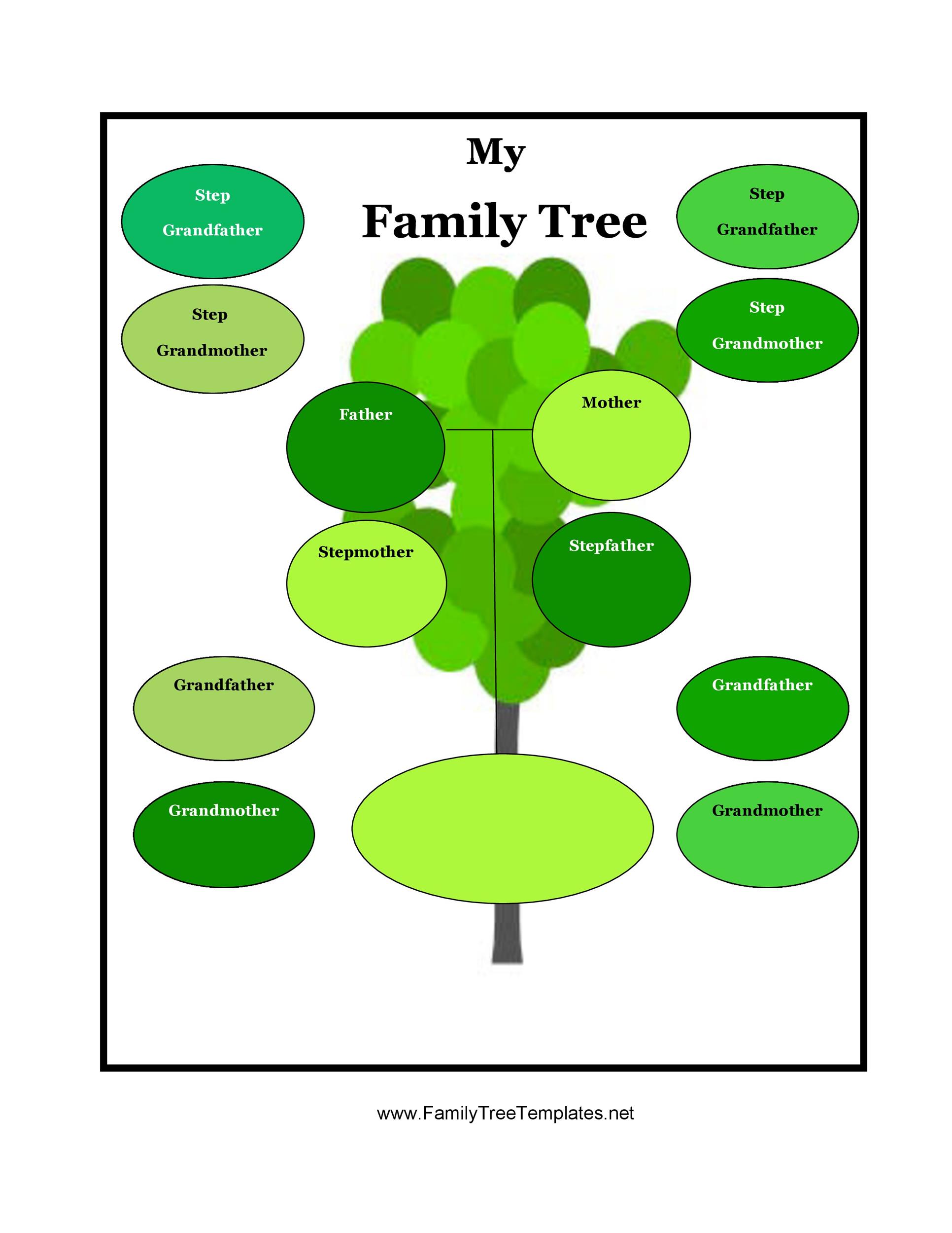 Family Tree Templates For Pages Saloark