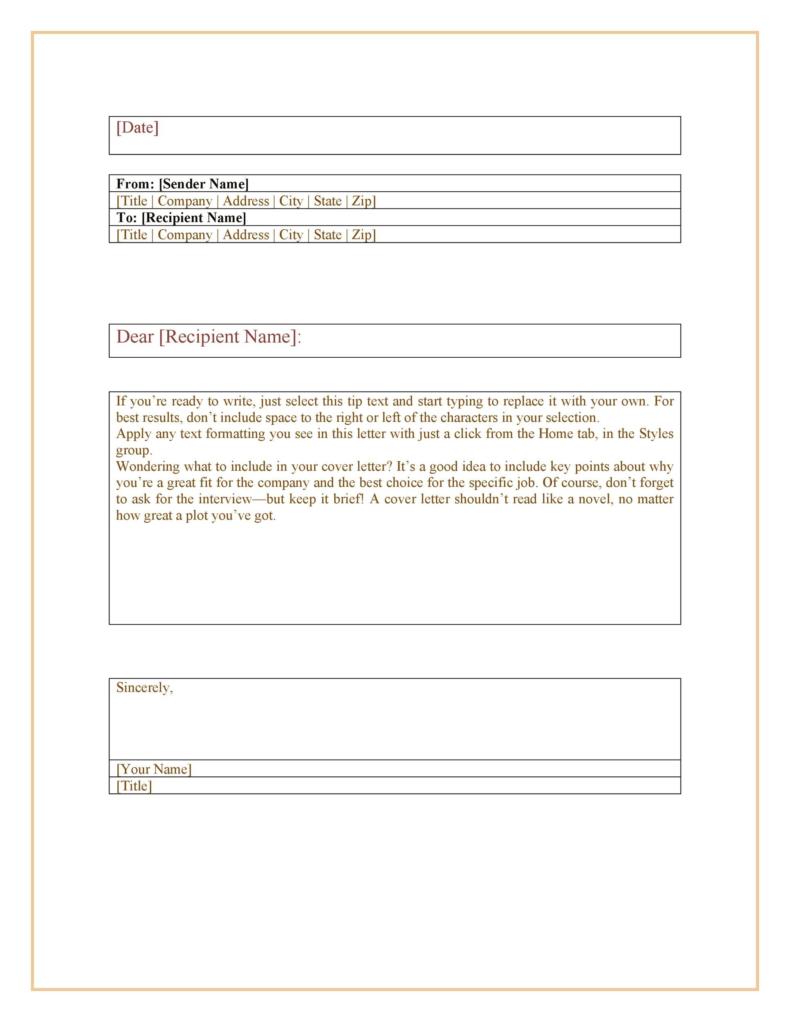 Image 9 for How To Write A Formal Business Letter Template