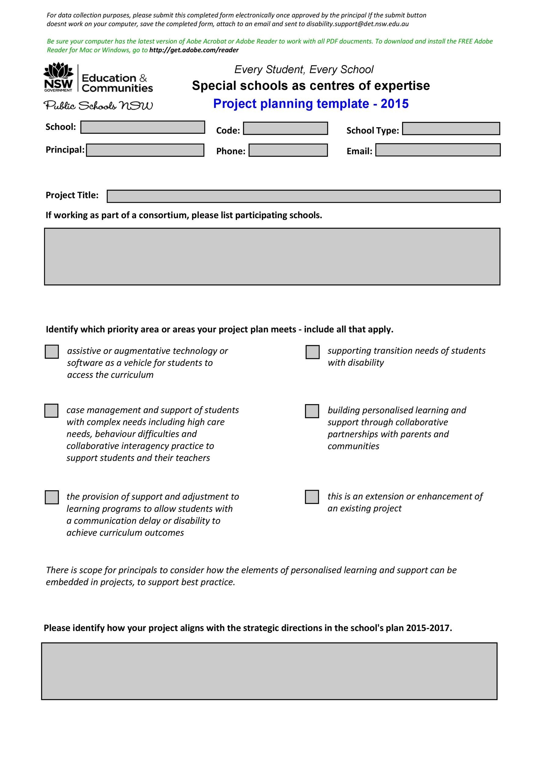 48 Professional Project Plan Templates Excel Word PDF Template Lab