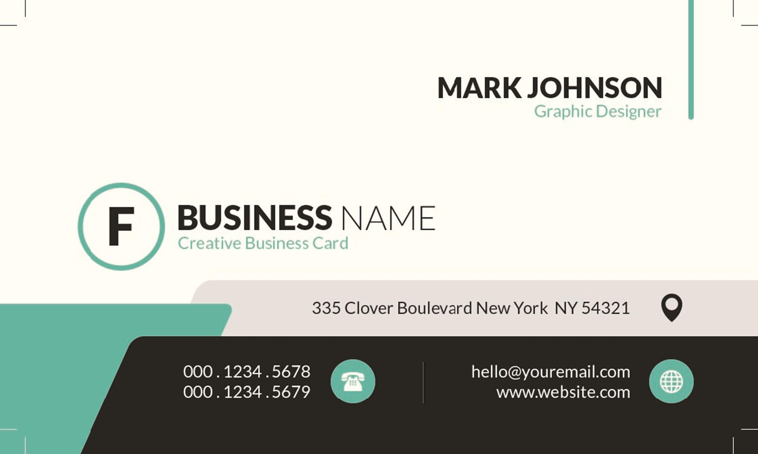 business card templates for word free download