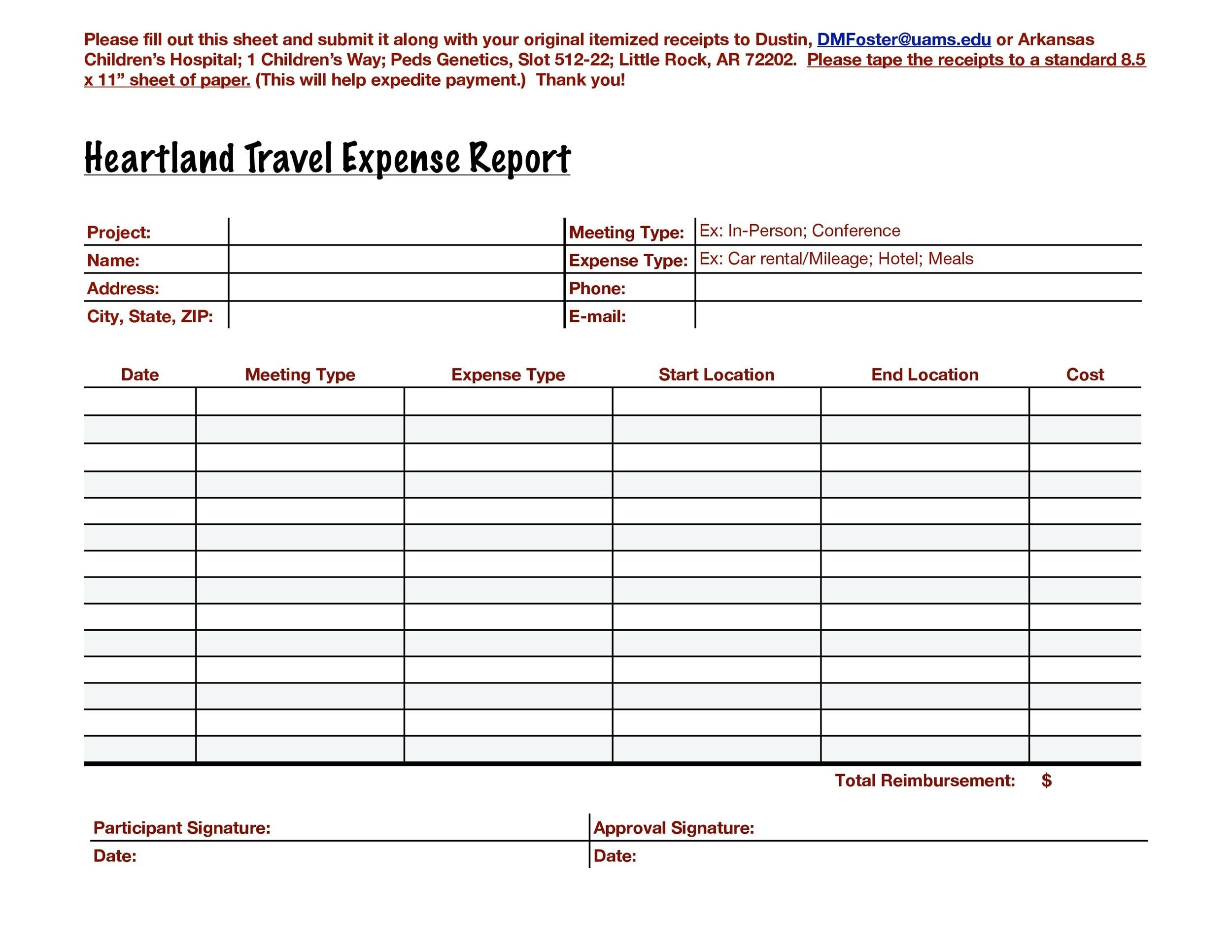 40+ Expense Report Templates to Help you Save Money ᐅ TemplateLab