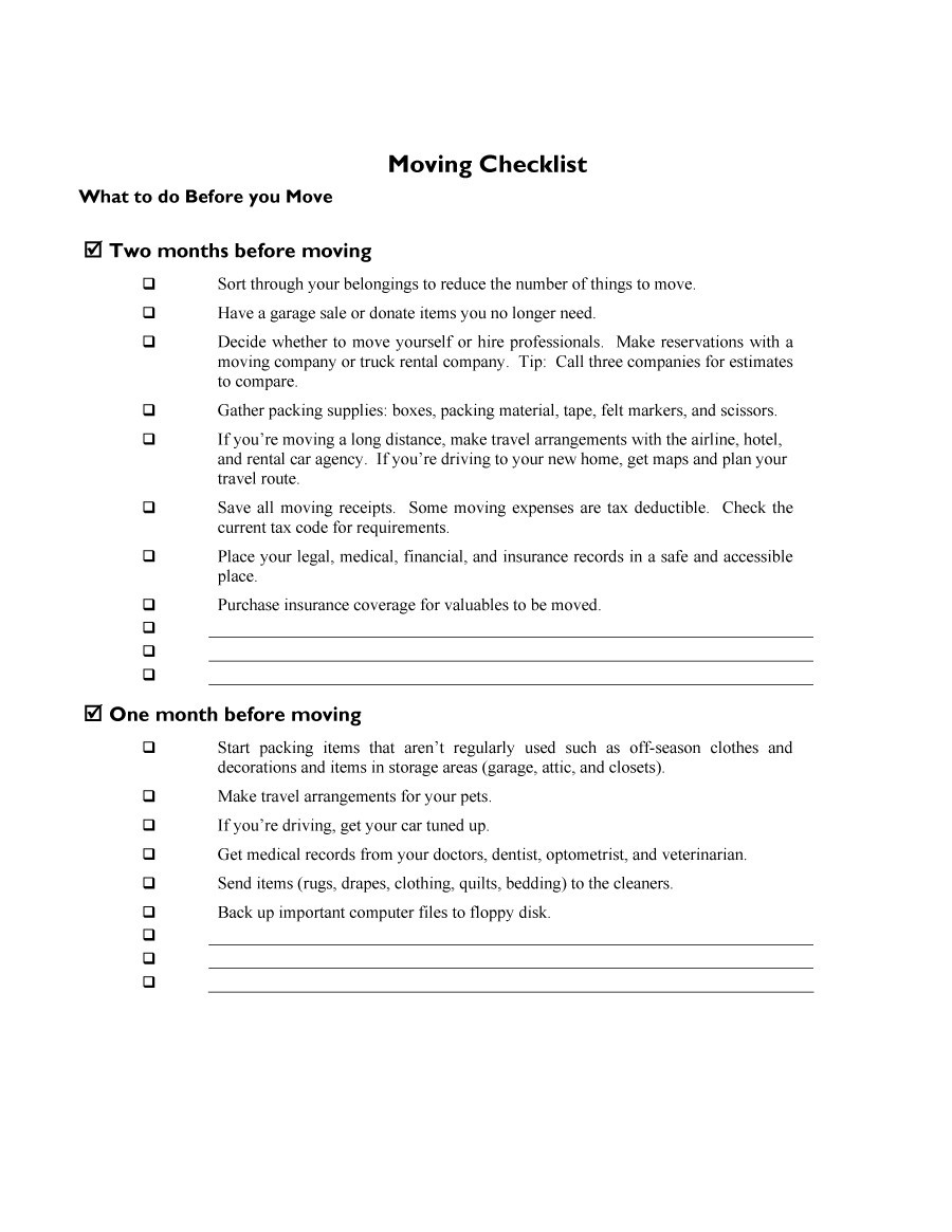 Free moving checklist 06