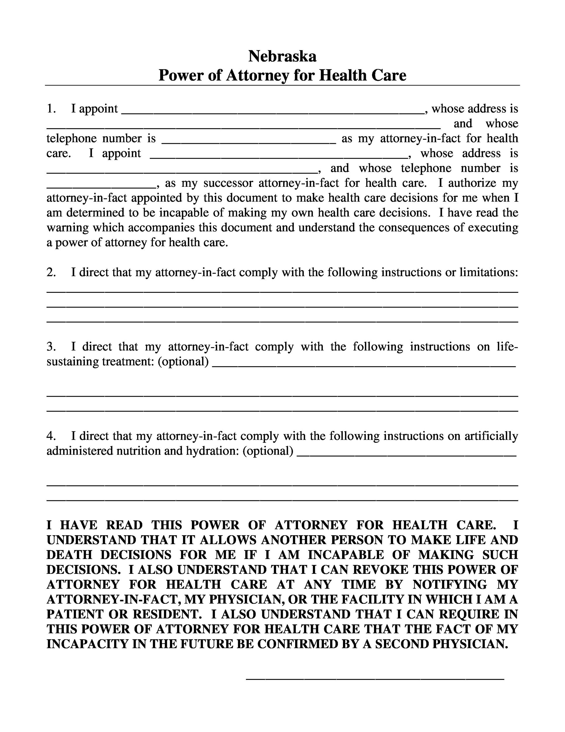 50 Free Power of Attorney Forms & Templates (Durable, Medical,General)