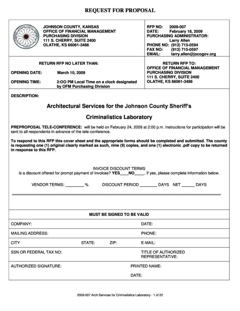 40 Best Request for Proposal Templates Examples (RPF Templates) 40 Best Request for Proposal Templates Examples (RPF Templates)