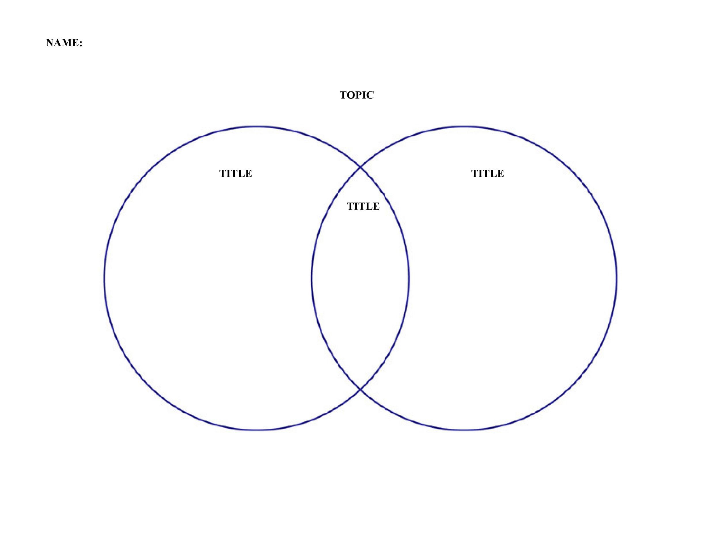 40+ Free Venn Diagram Templates (Word, PDF) Template Lab