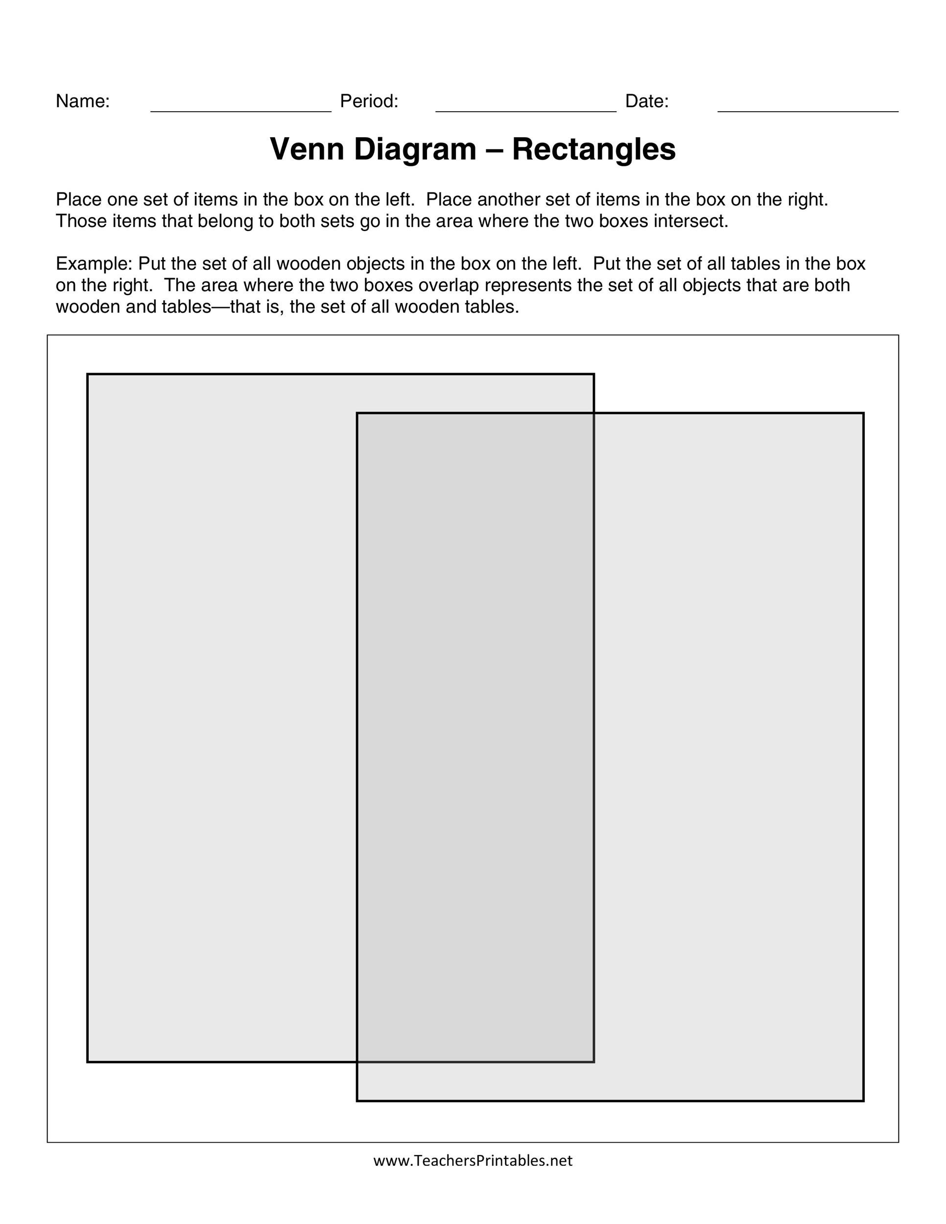 Free venn diagram template 42