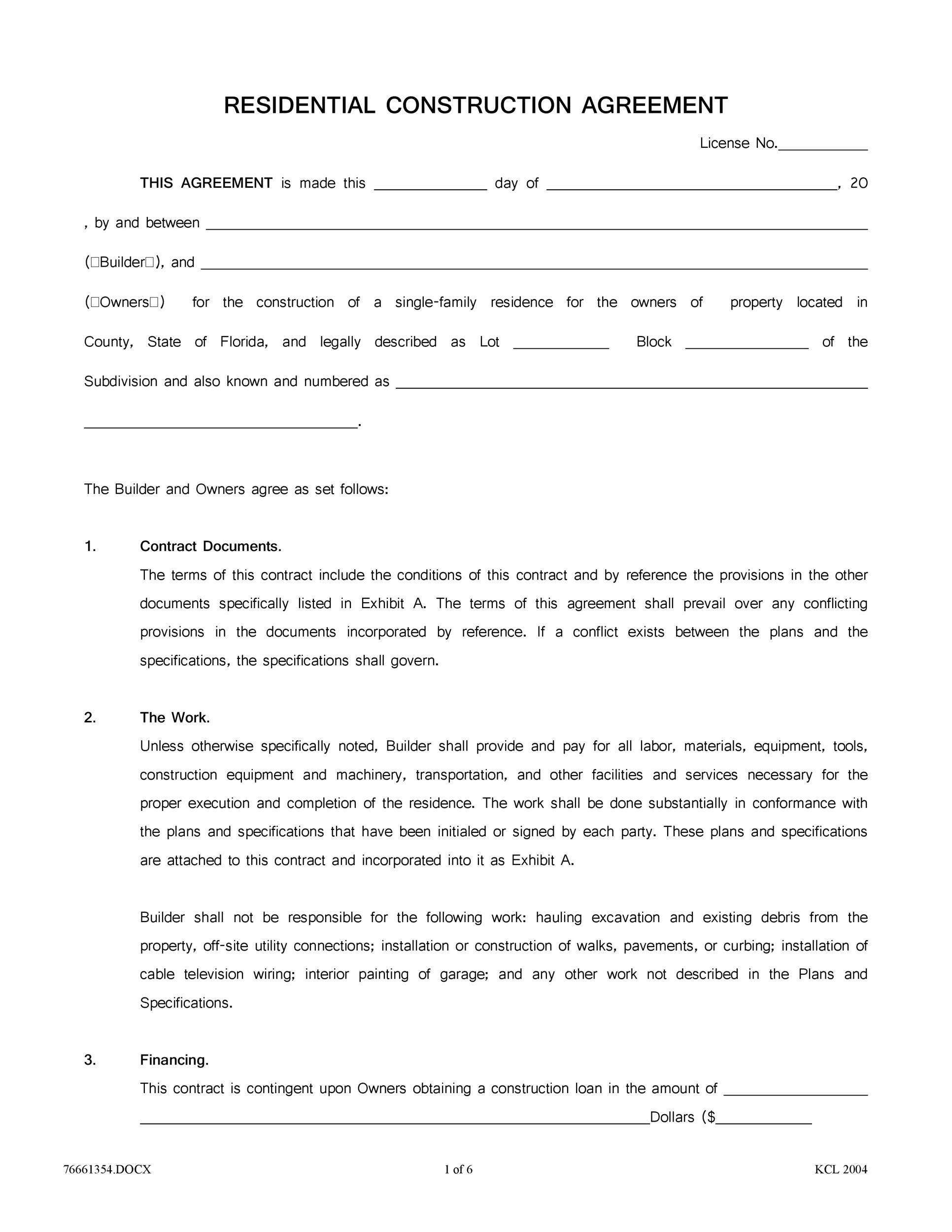 Free Contract Template 14