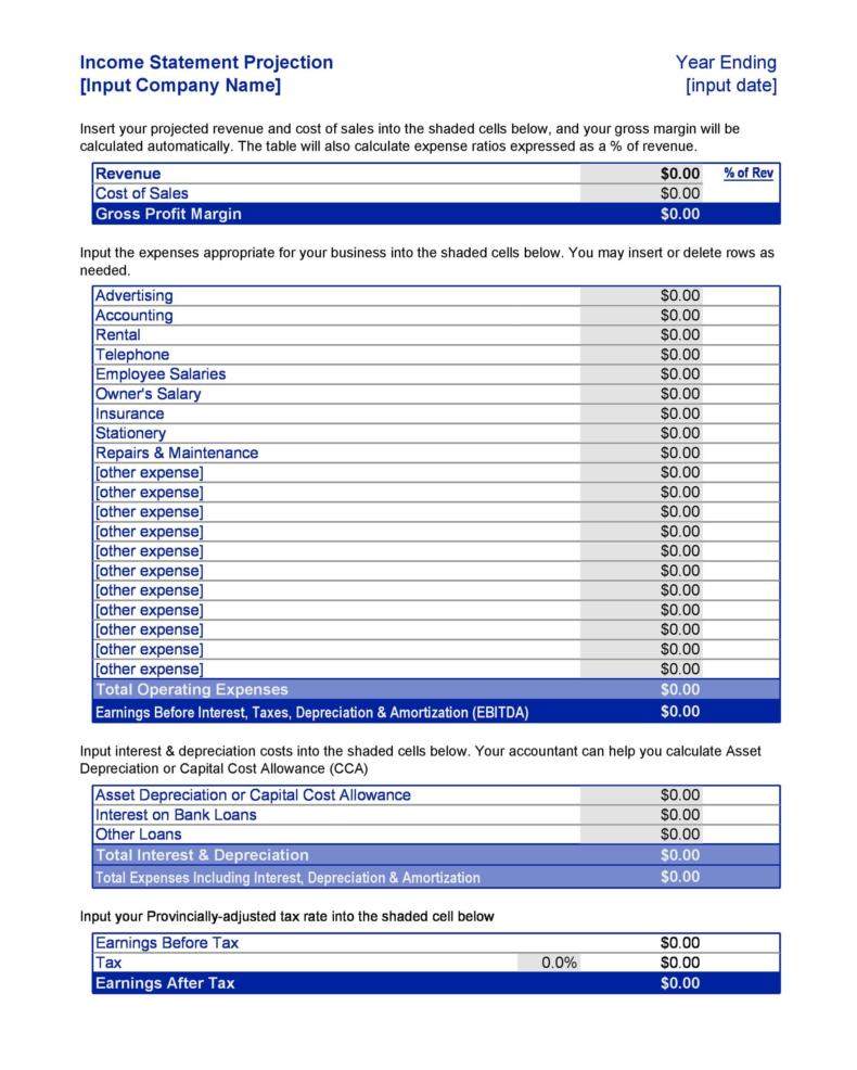 41 FREE Income Statement Templates Examples TemplateLab 41 FREE Income Statement Templates Examples TemplateLab
