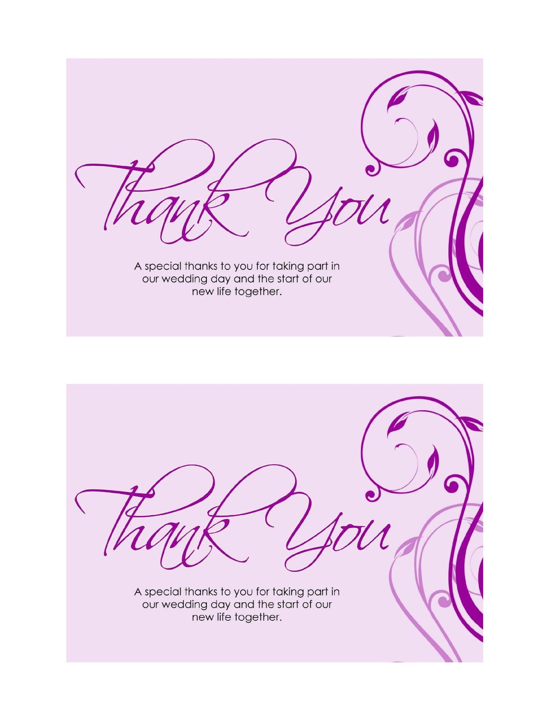 Thank You Card Templates 11+ Free Word, Excel & PDF Formats, Samples, Examples, Designs