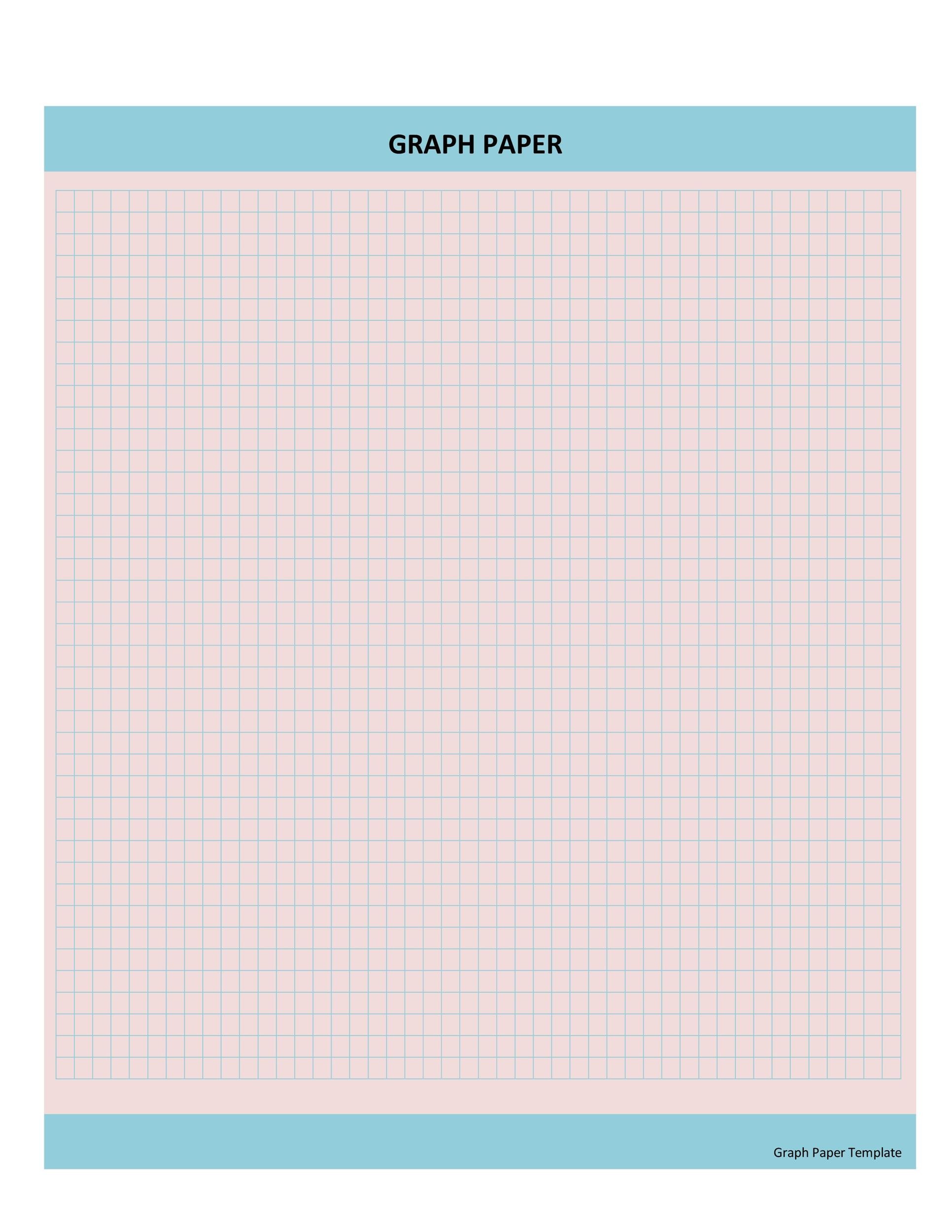 Free Graph Paper Template 18