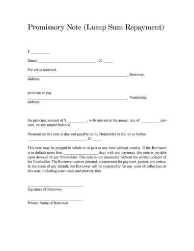 transfer of promissory note form