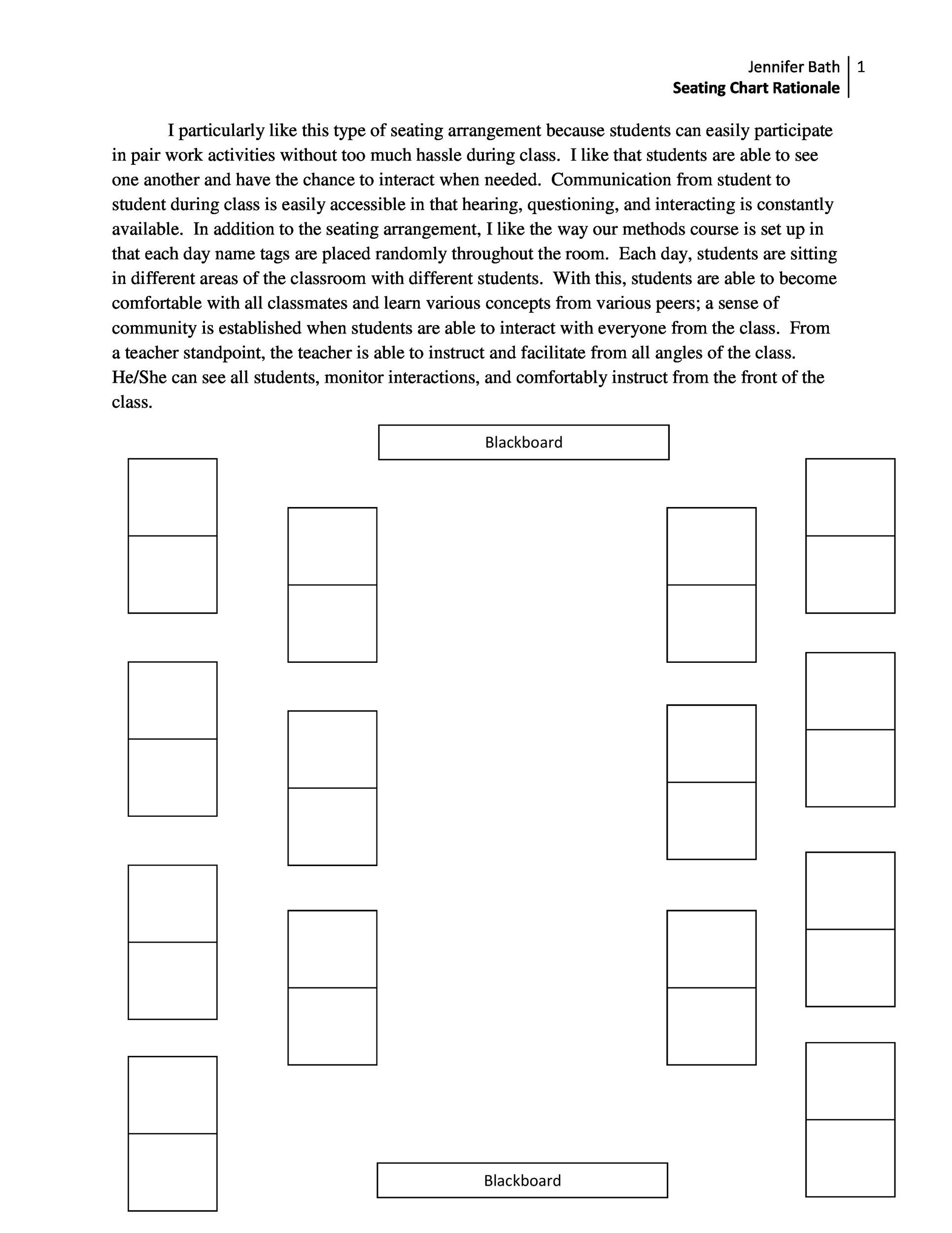 40+ Great Seating Chart Templates (Wedding, Classroom + more)