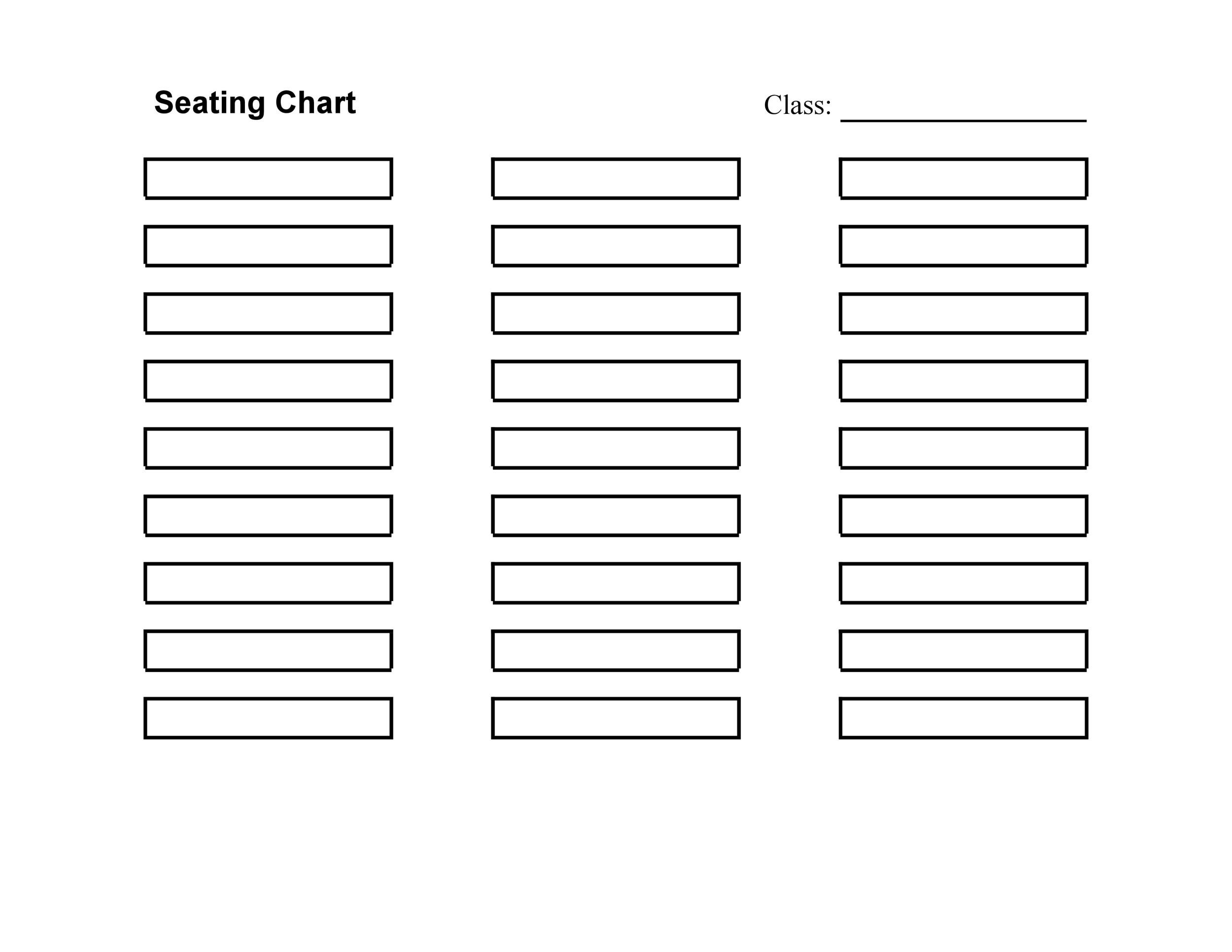 How to Make a Seating Chart for Classroom Arrangement templatelab