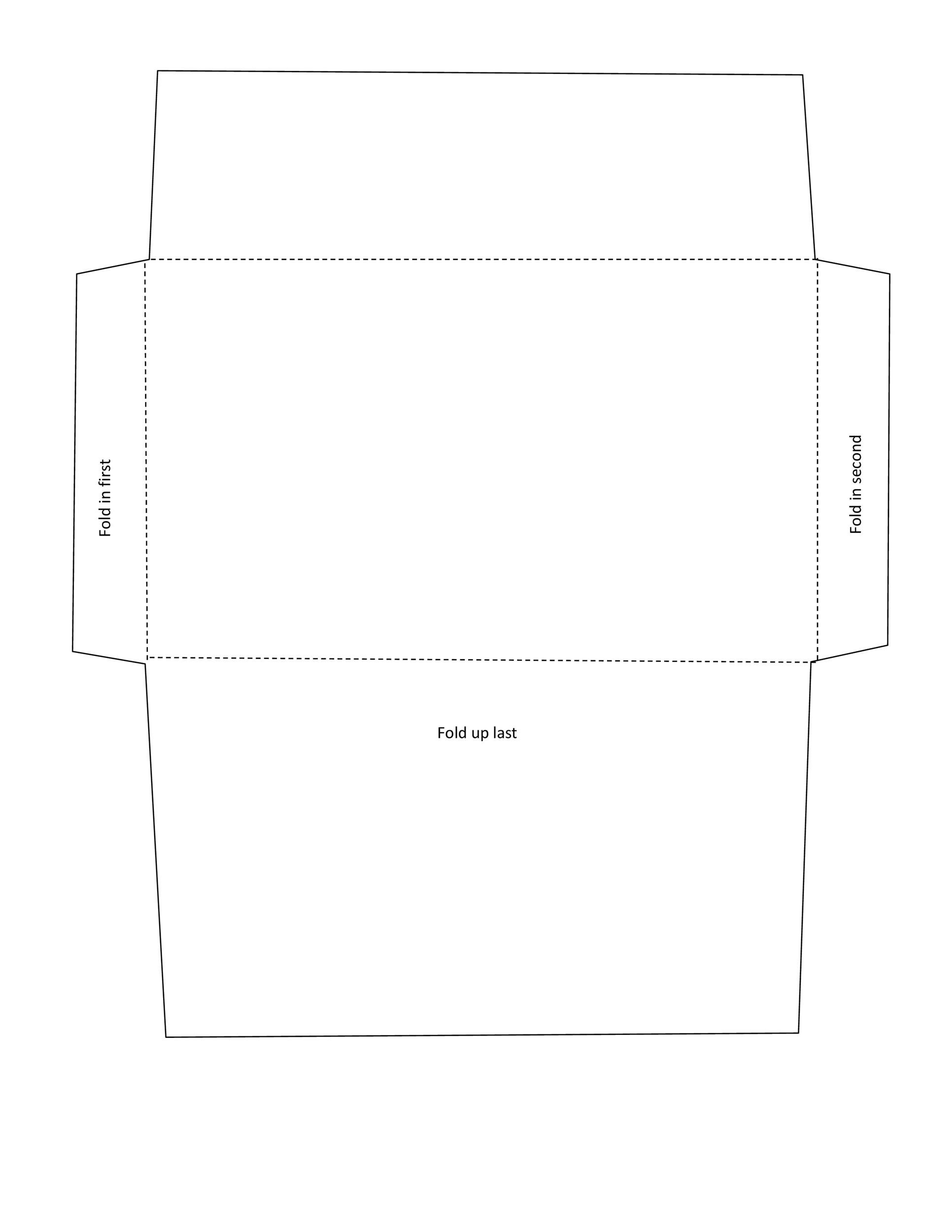 Printable Envelope Template A4 Paper - Free Printable Paper