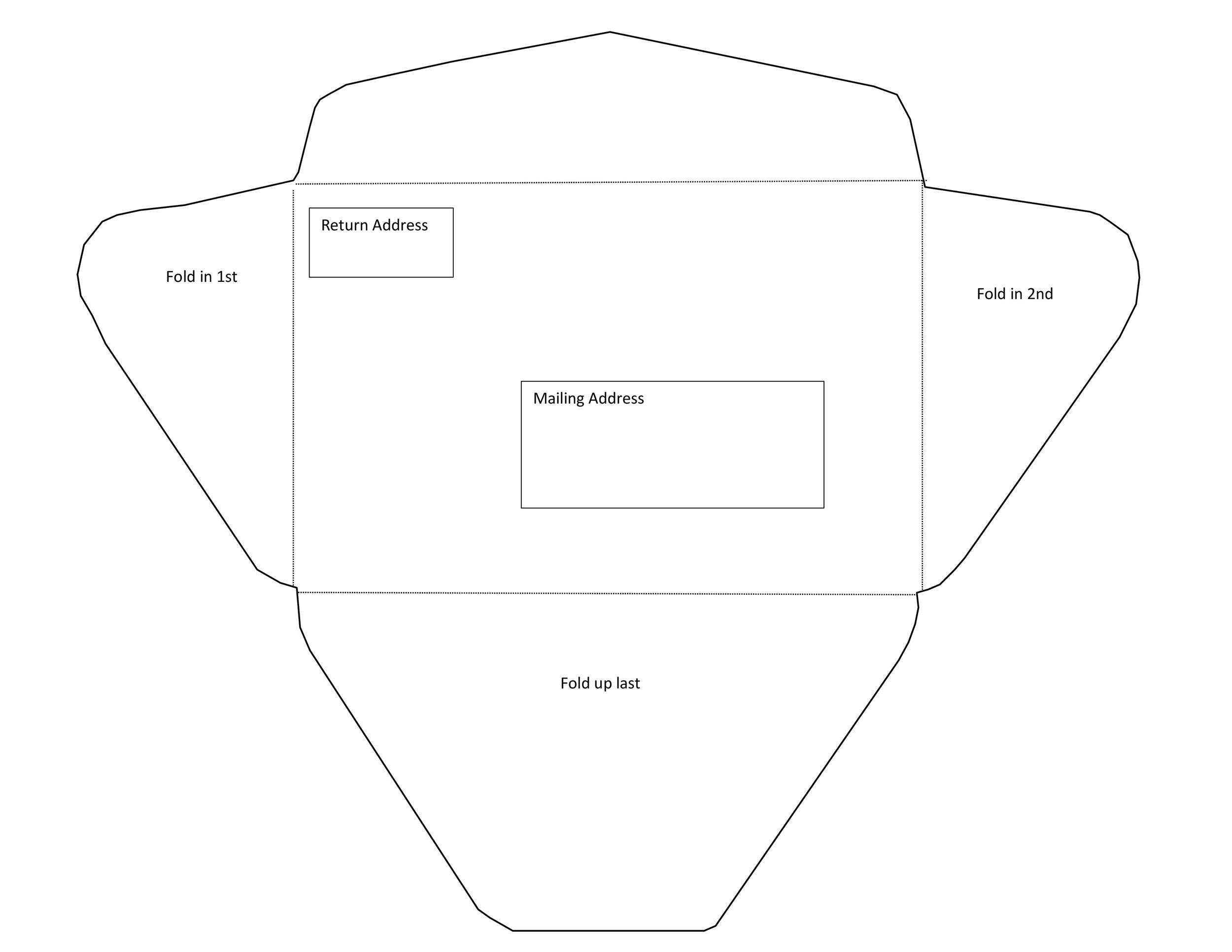 A5 Envelope Template from templatelab.com