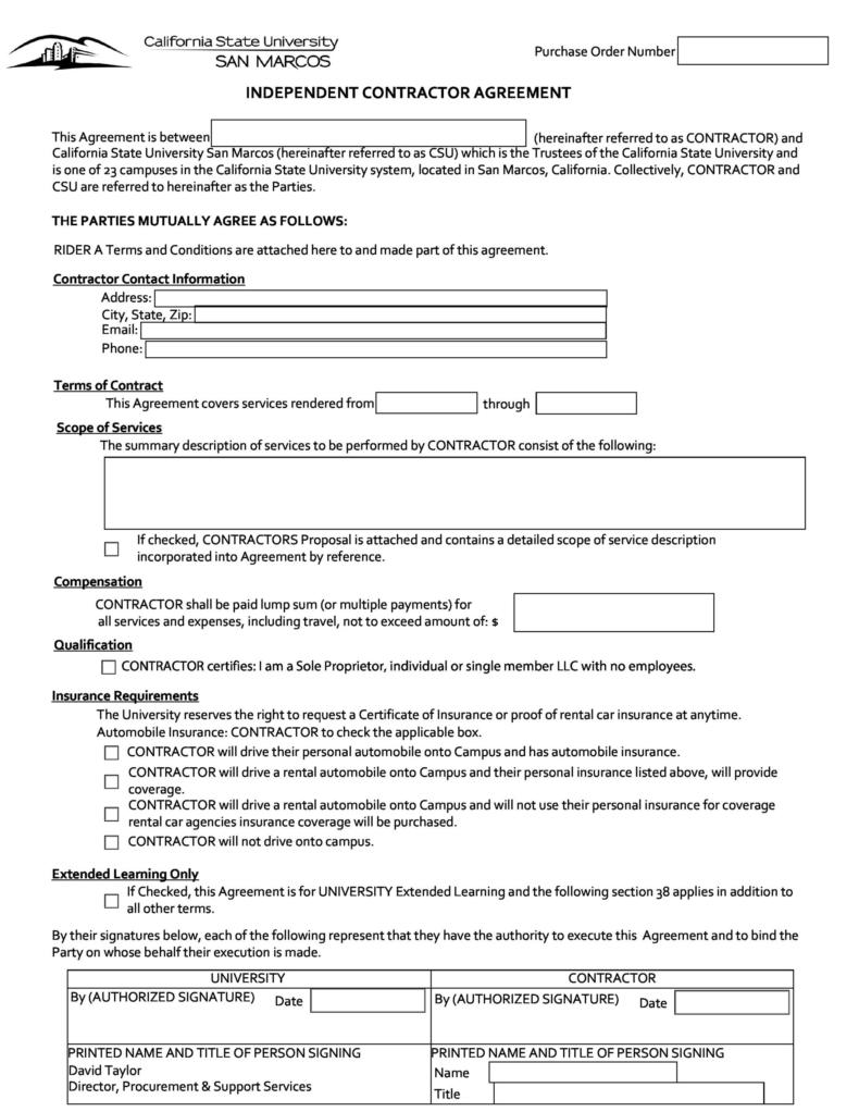 50-simple-independent-contractor-agreement-templates-free