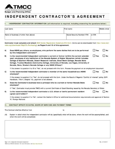 50+ Simple Independent Contractor Agreement Templates [FREE]