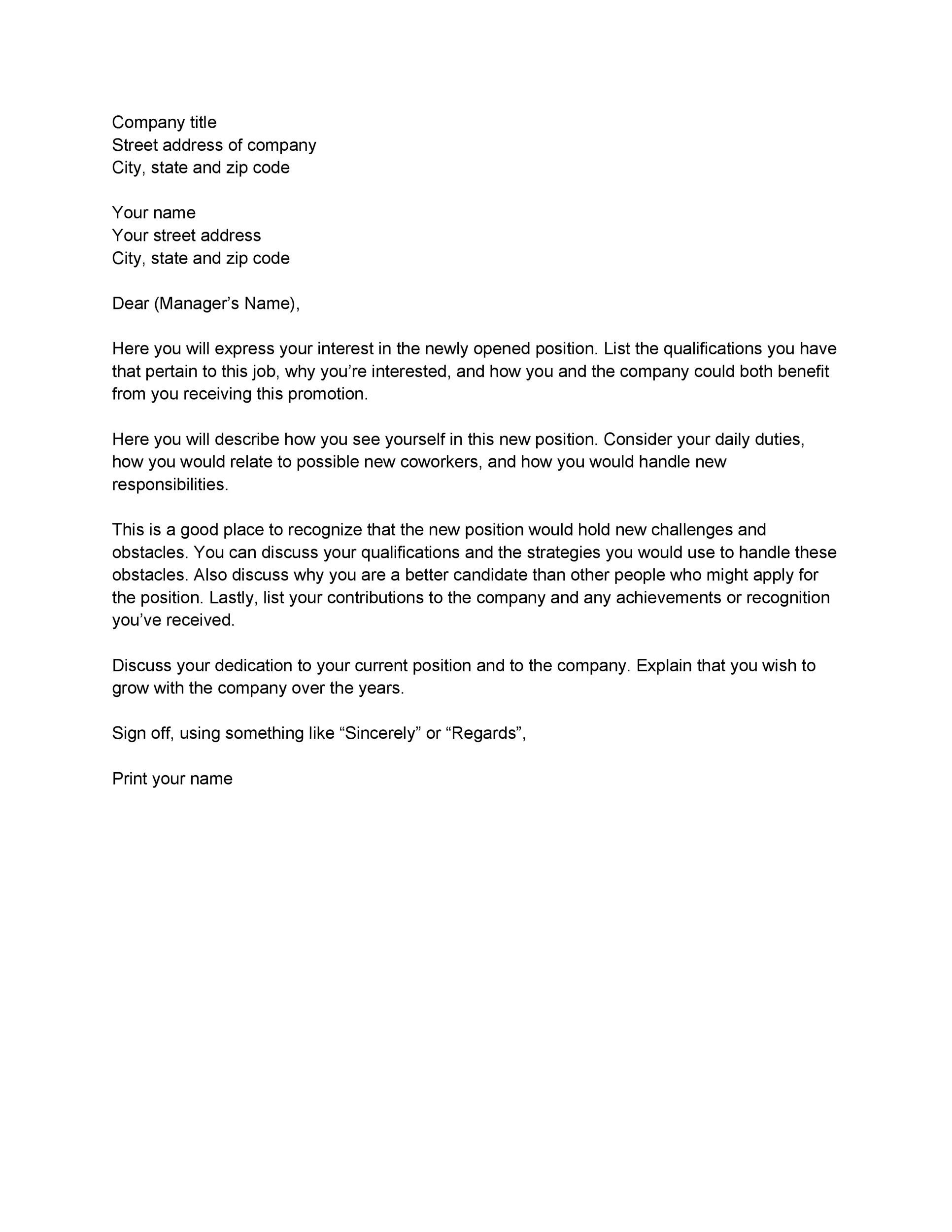 cover letter of interest sample