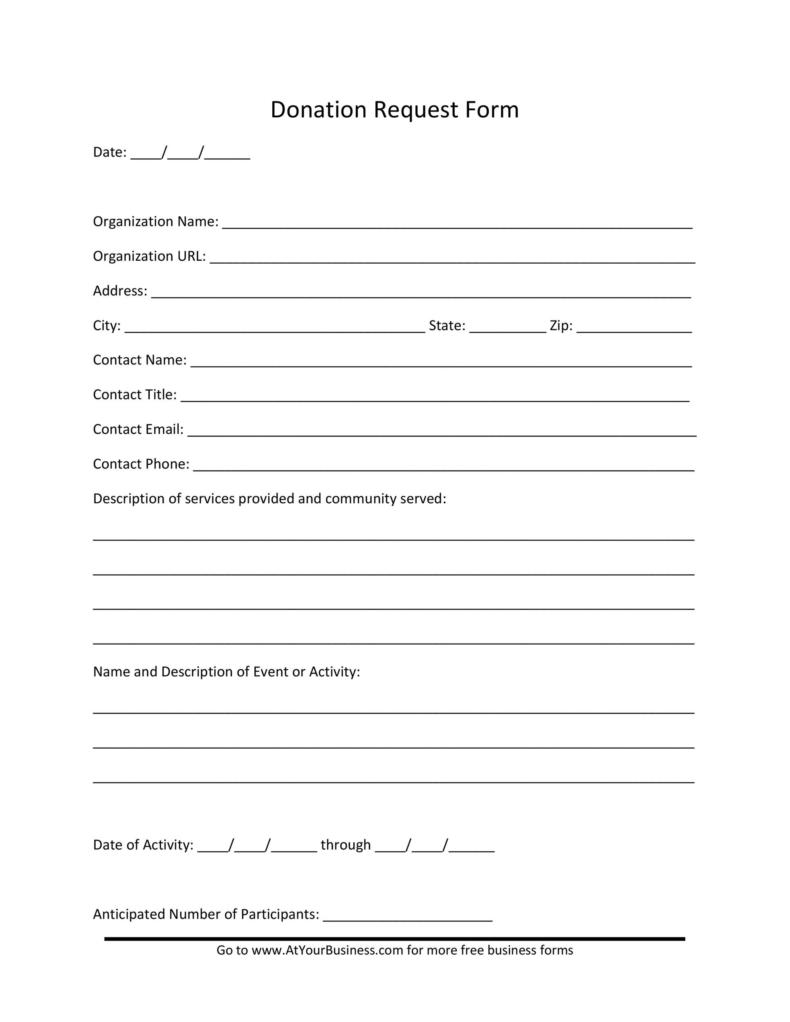 43 FREE Donation Request Letters & Forms ᐅ TemplateLab
