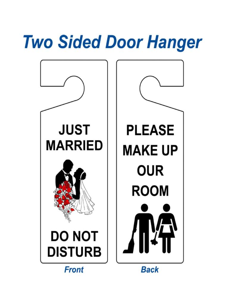 43 Free Door Hanger Templates (Word PDF) ᐅ TemplateLab