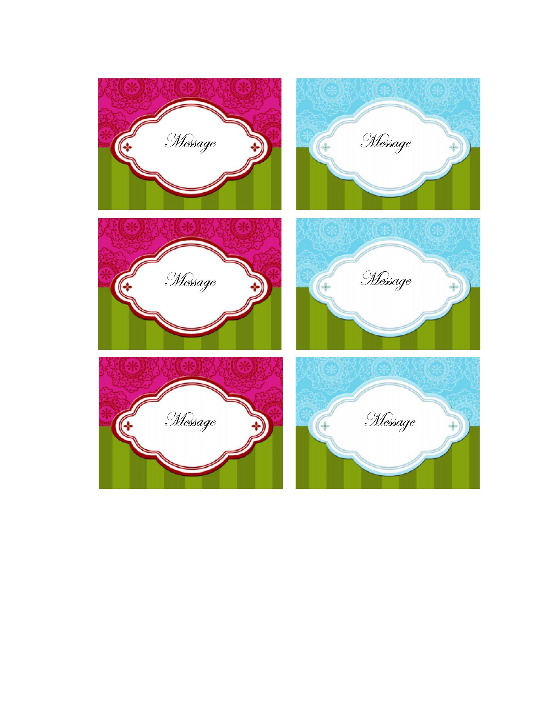 Free Gift Tag Template 20