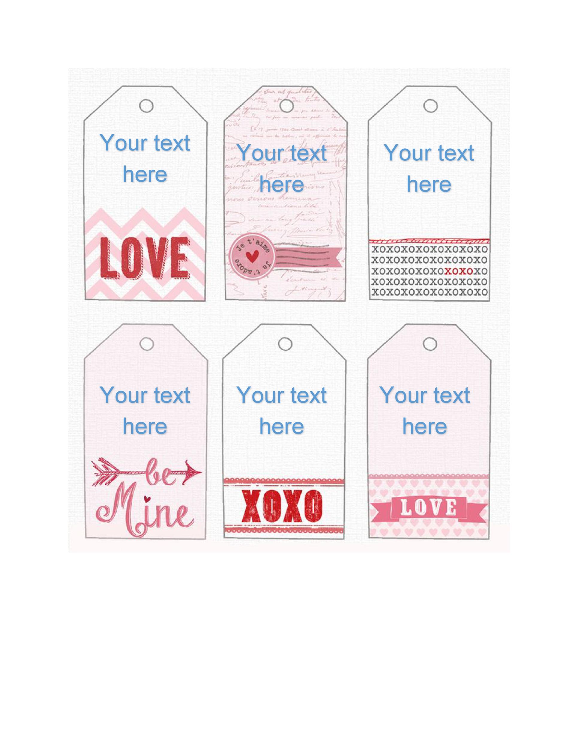 Free Gift Tag Template 22