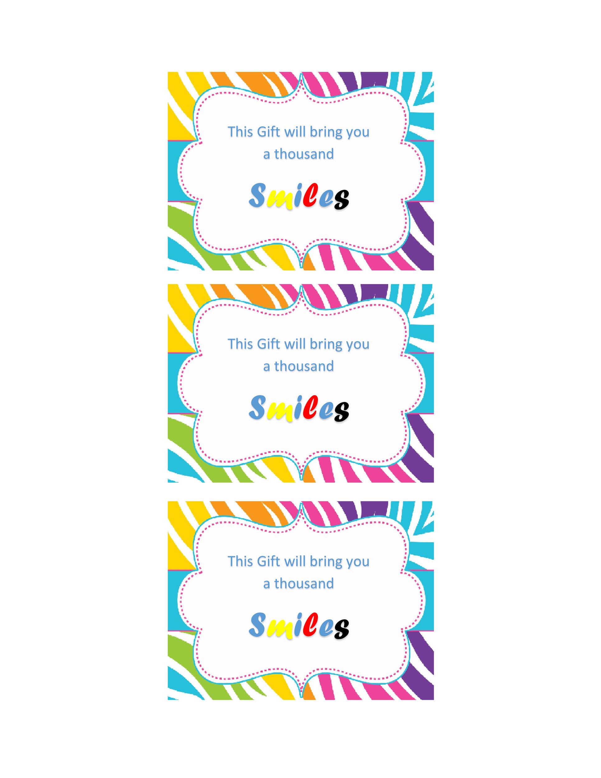 Free Gift Tag Template 29