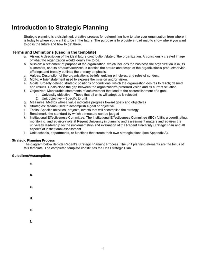 32 Great Strategic Plan Templates to Grow your Business