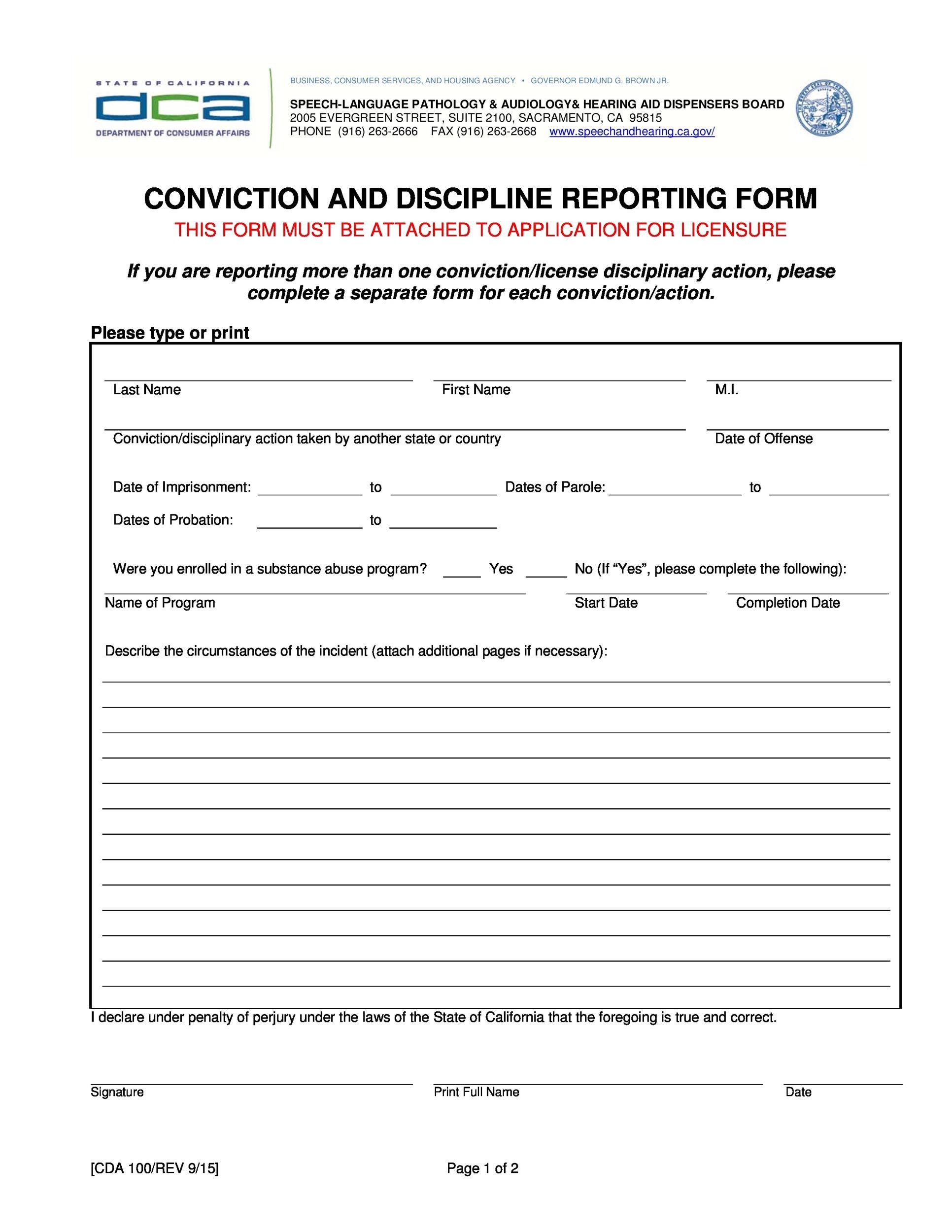 Free Employee write up form 24