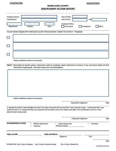 46 Effective Employee Write Up Forms [Disciplinary Action Forms]