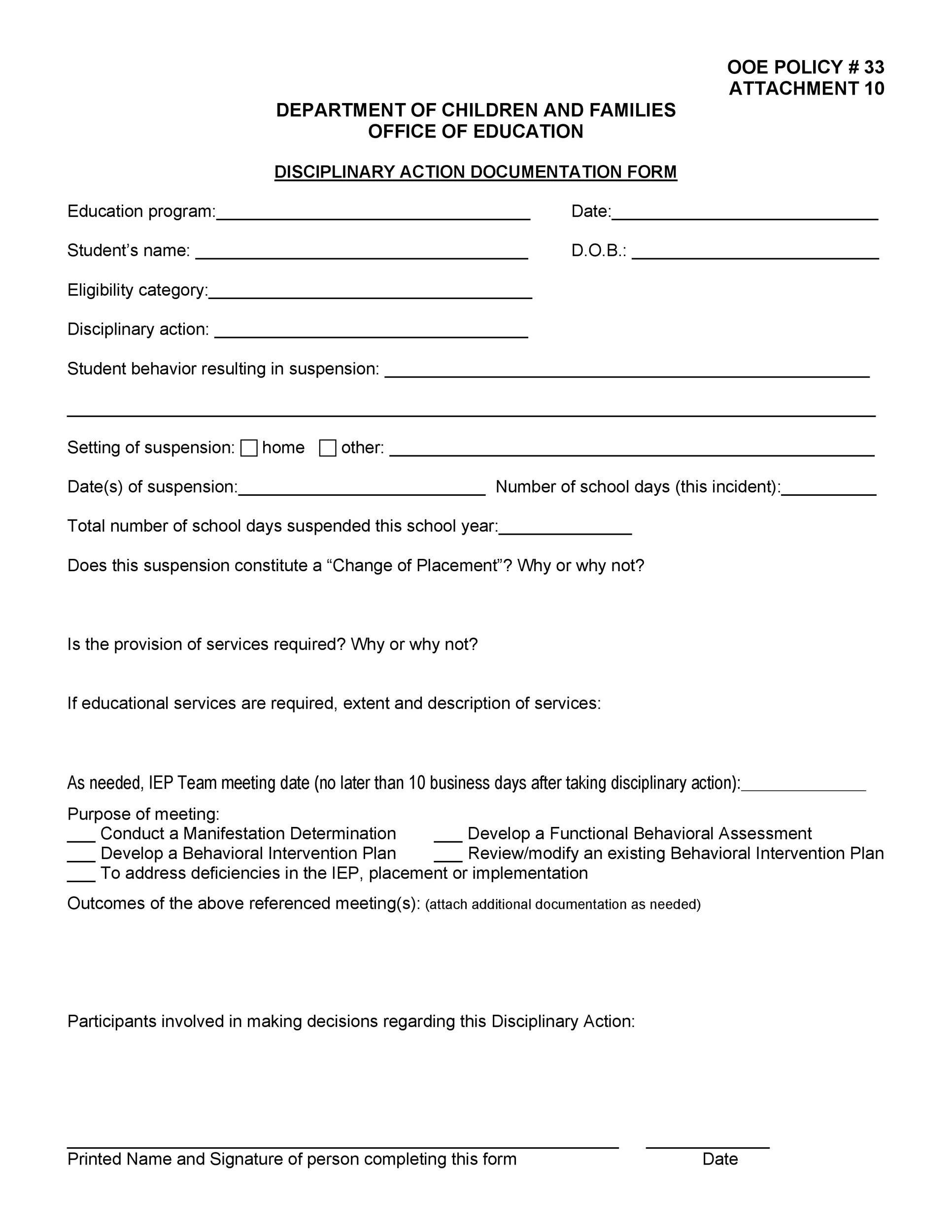 22 Effective Employee Write Up Forms [+ Disciplinary Action Forms]