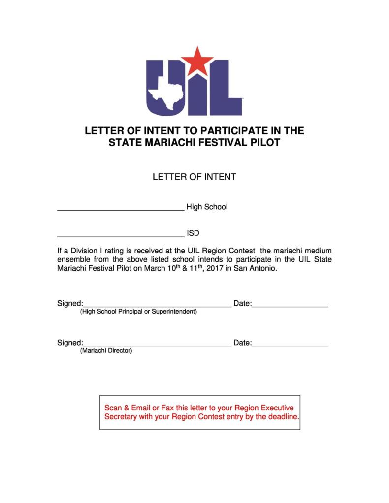 sample letter of intent for educational assistance