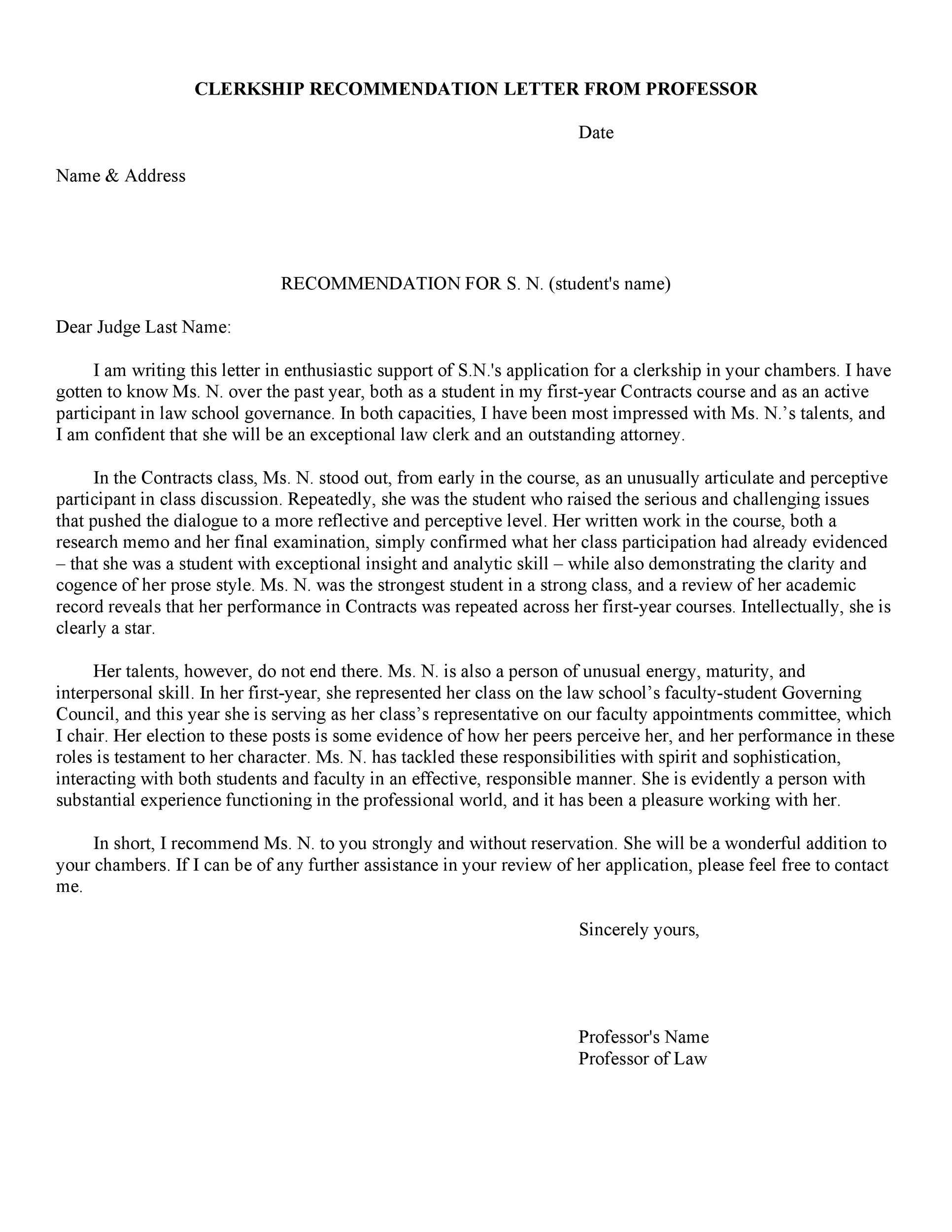 cal state application letter of recommendation