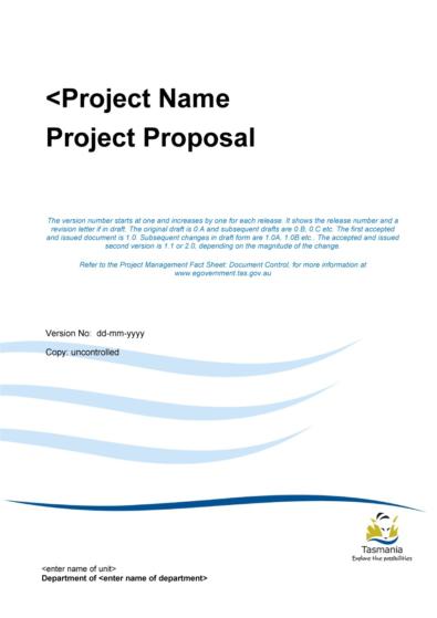 Project Proposal Templates