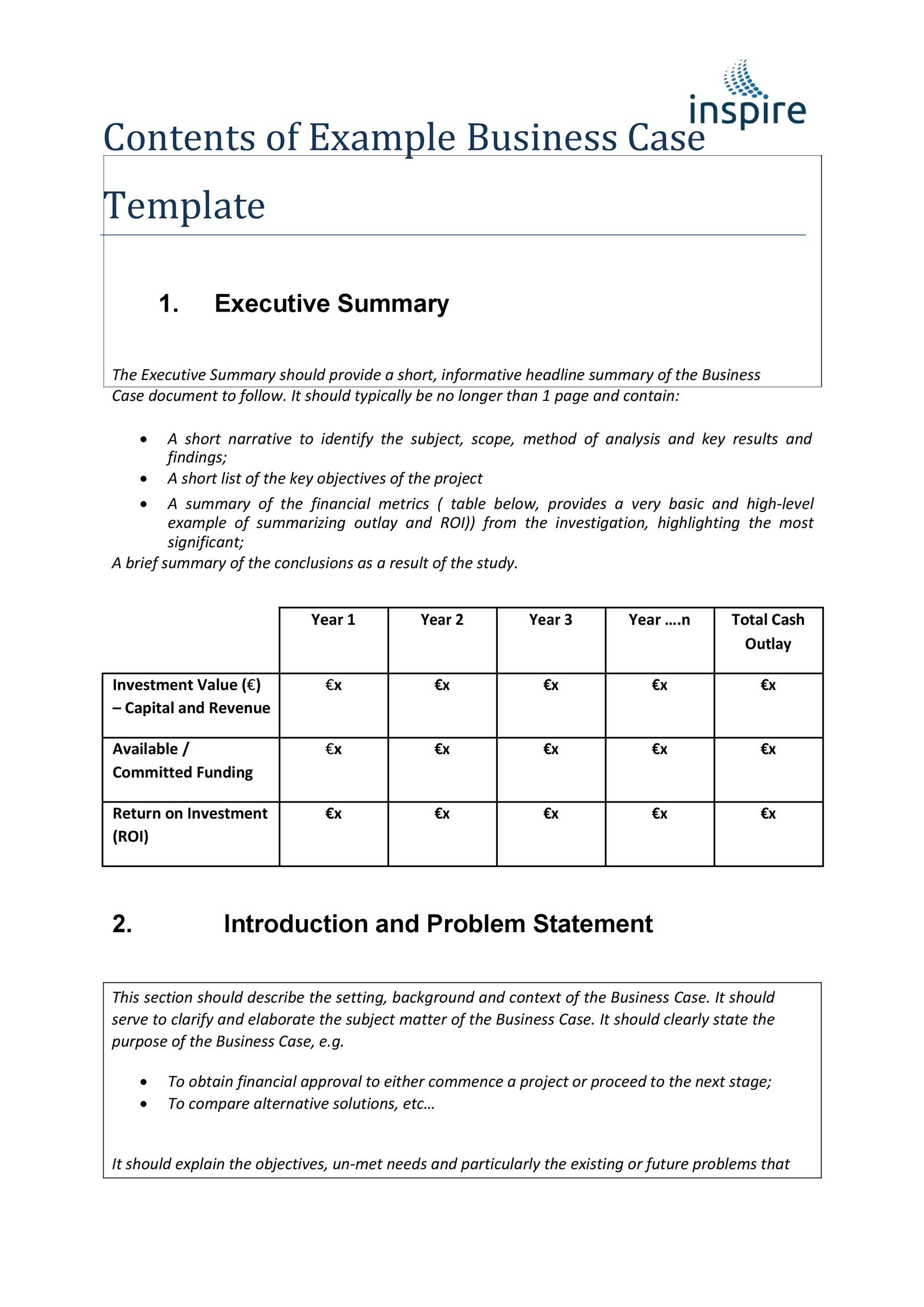 business-case-template-word-free-download-cak-one