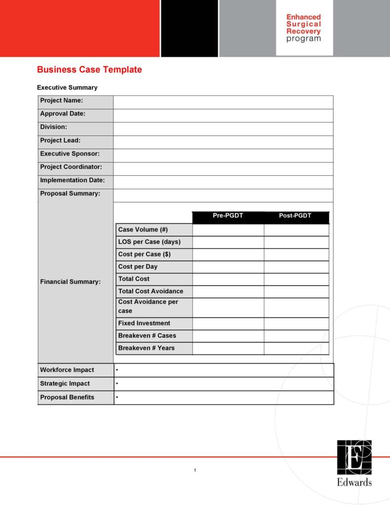 30  Simple Business Case Templates Examples ᐅ TemplateLab